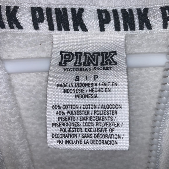 PINK white rainbow zip up jacket - Picture 4 of 5